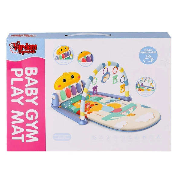 BIB-698-93-94 Pianolu Ördek Bebek Oyun Halısı - 2