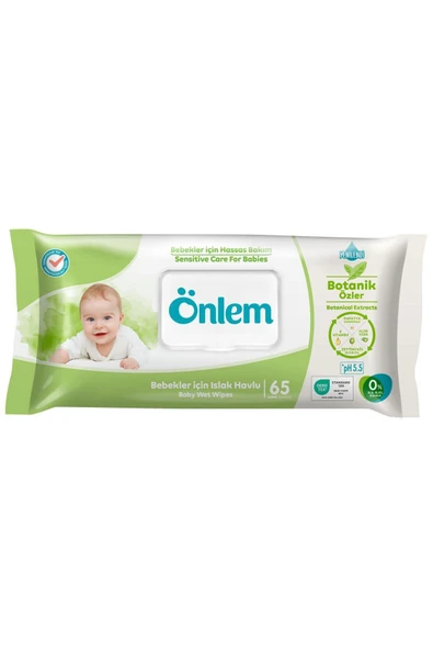 ÖNLEM BOTANİKA ISLAK MENDİL 65 Lİ