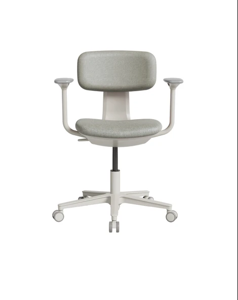 Tesla Comfort Çalışma Koltuğu - Gri Kumaş 61x74-86x60 cm - 2