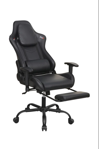 Adore Gaming ProX Oyuncu Koltuğu Siyah S. Deri 71x77,5-126x136 cm - 9