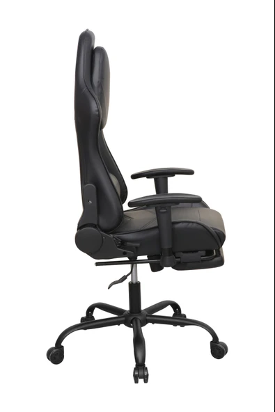 Adore Gaming ProX Oyuncu Koltuğu Siyah S. Deri 71x77,5-126x136 cm - 3