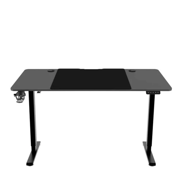 Adore Gaming Maestro-X Yükseklik Ayarlı Oyuncu Masası - Siyah 140x72-117x60 cm - 10