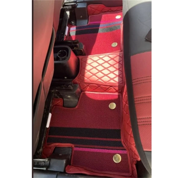 Fiat Fiorino 2017 Sonrası Aracına Özel 8d Çift Katmanlı Havuzlu Paspas Takımı
