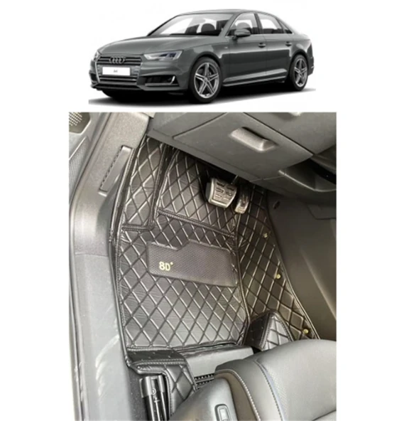 Audi A4 2016-2024 Arası Aracına Özel 8d Tek Katmanlı Havuzlu Paspas Takımı
