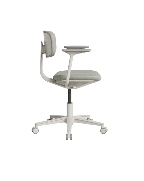 Tesla Comfort Çalışma Koltuğu - Gri Kumaş 61x74-86x60 cm - 4