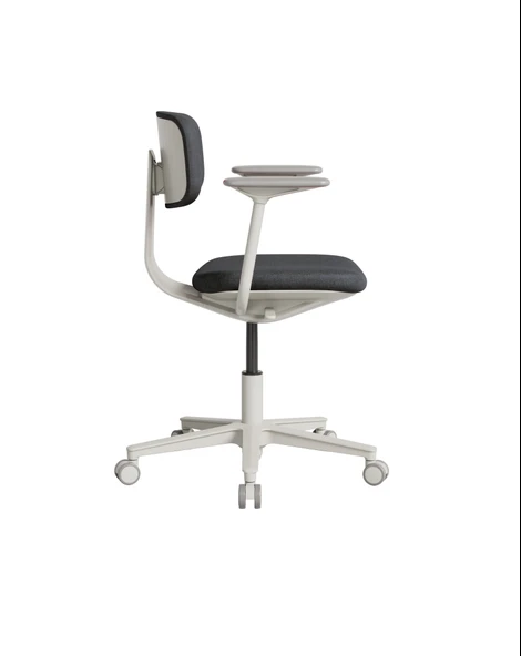 Tesla Comfort Çalışma Koltuğu - Koyu Gri Kumaş 61x74-86x60 cm - 5