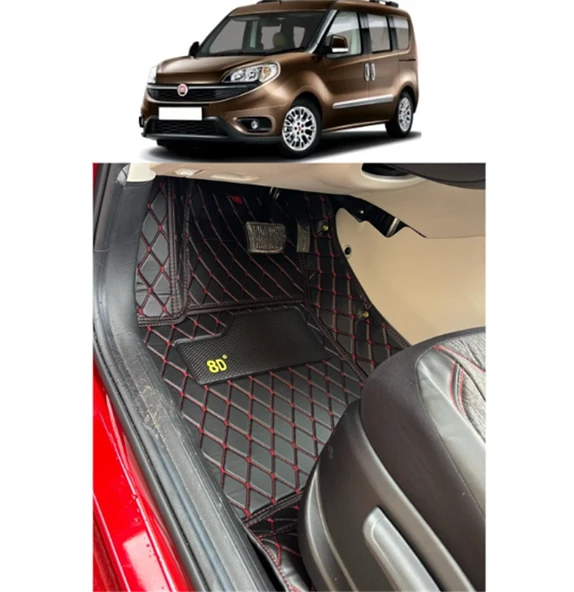 Fiat Doblo 2013-2020 Arası Araca Özel 8d Havuzlu Paspas Takımı