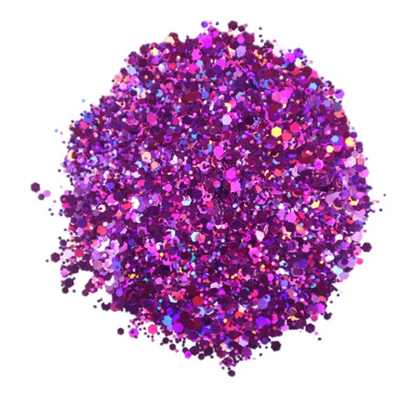 Glitter Sim Epoksi Süsleme Aksesuarı (100 GR)  Mor