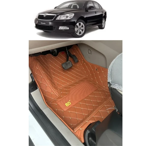 Skoda Octavia 2005-2015 Arası 8D Havuzlu Paspas Takımı