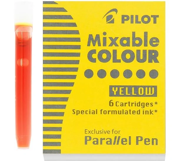 Parallel Pen  Mürekkep Kartuş - Renk : Sarı 6 ad