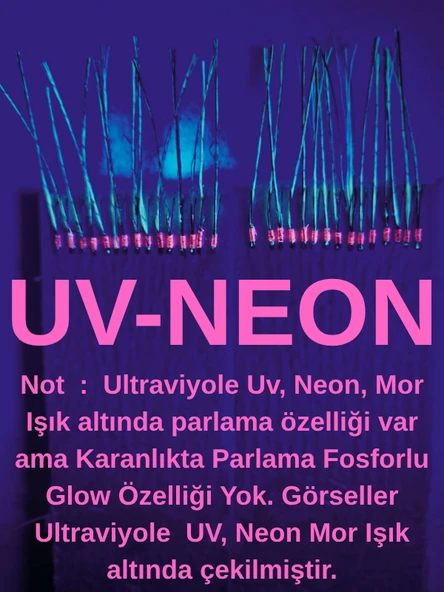 Eagenset Çapari, İstavrit Çaparisi, 30x12 Beden, Ultraviyole Uv Neon Seçenekli 11 No Beyaz İğne, 15 İğneli 2li Paket - Resim 2