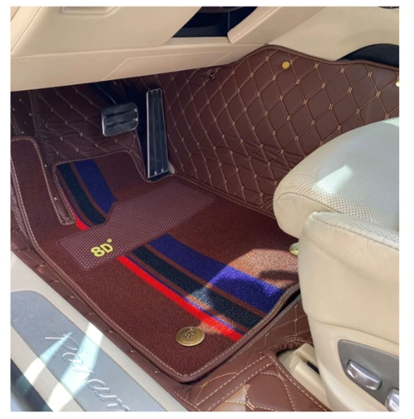 Porsche Panamera Aracına Özel 8D Çift Katmanlı Havuzlu Paspas Takımı