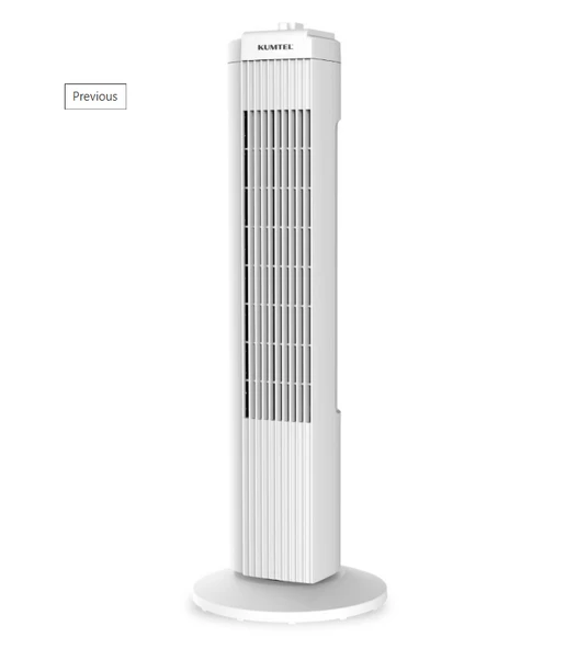 KUMTEL KTF-258W KULE TİPİ VANTİLATÖR - BEYAZ