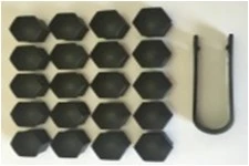 BİJON KAPAK SETİ SİYAH 66 ürün görseli 1