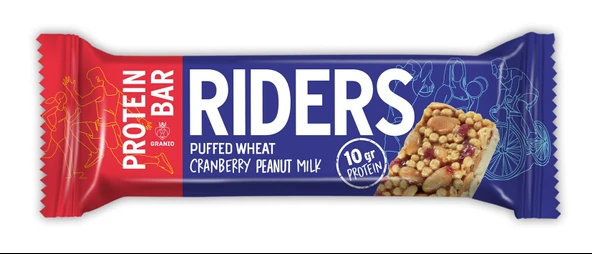 RIDERS PROTEIN BAR YER FISTIKLI KIRMIZI MEYVELİ 50GR - Resim 2