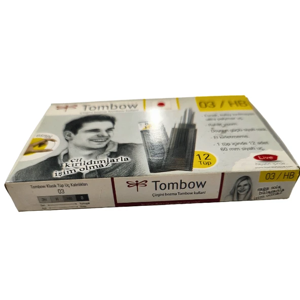 Tombow Min Klasik Mono Lead HB 0.3 12'li Paket | MM R3-RG HB - 4