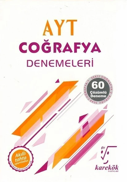 AYT Coğrafya Denemeleri Karekök Yayınları