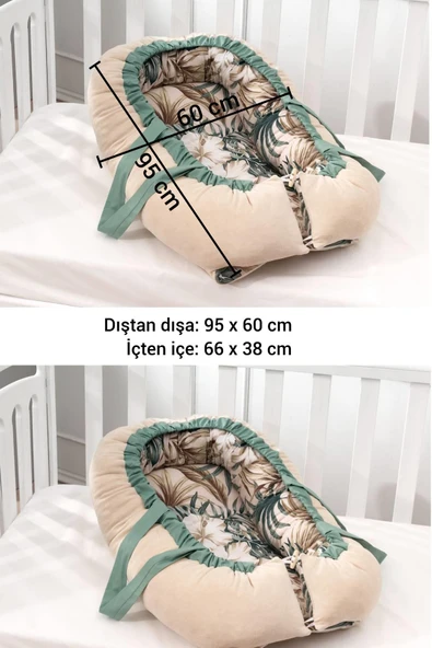 Wellgro Tropical Babynest Bebek Yatağı Anne Yanı Bebek Yatağı - 2