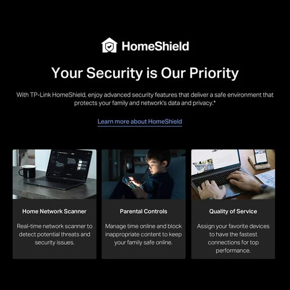 TP-LINK ARCHER BE220 BE3600 WIFI7 DUAL BAND ROUTER - Resim 8