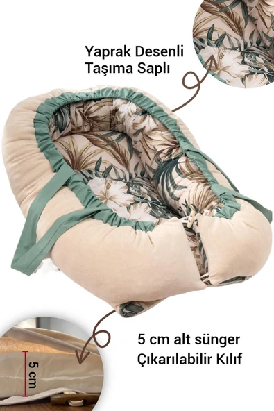Wellgro Tropical Babynest Bebek Yatağı Anne Yanı Bebek Yatağı