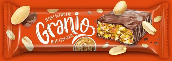 HÜNNAP GRANİO YER FISTIGI EZMELİ ÇİKOLATA KAPLAMALI BAR 40GR - 2