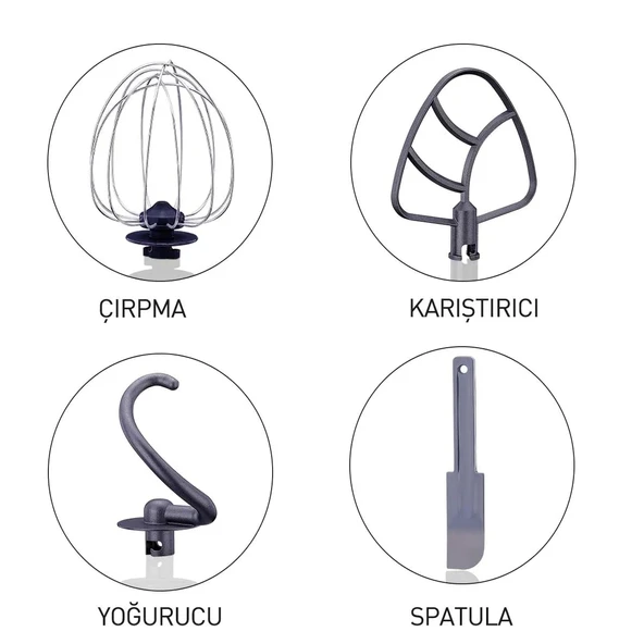 Korkmaz Pro Mix Stand Mikser Vanilya/Satin A470-04 - 5