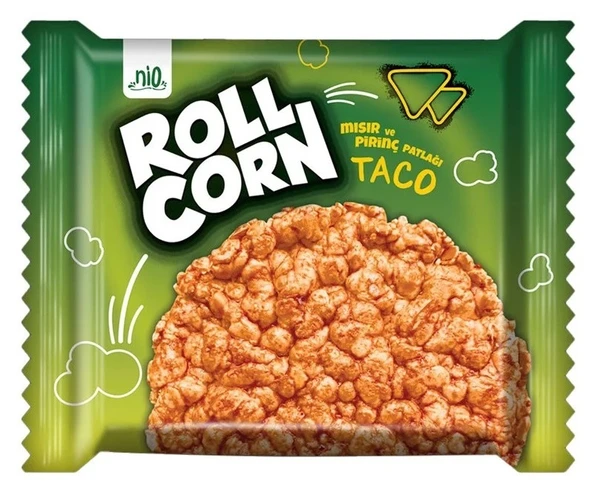 HÜNNAP NİO ROLL CRON TACO MISIR PİRİNÇ PATLAGI 30GR - Resim 2
