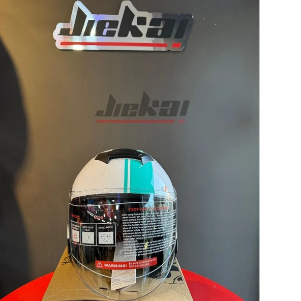 JİEKAİ YARIM L KASK GÜNEŞ VİZÖRLÜ - 4