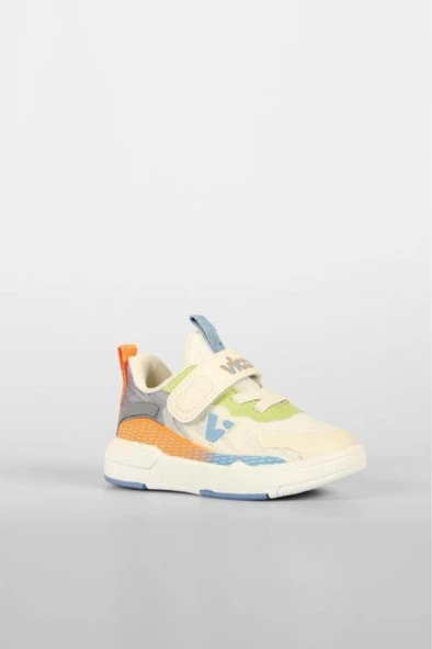 Vicco Daphne 346.B25Y.201 Anatomik Taban Unisex Çocuk Spor Ayakkabı Bej 22-25 - Resim 7