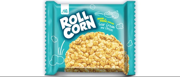 HÜNNAP NİO ROLL CRON SOUR CREAM AND ONİON MISIR PİRİNÇ PATLAGI 30GR - Resim 2