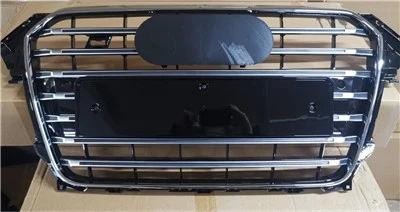 ÖN PANJUR KROM ÇERÇEVE KROM ÇİZGİLİ PARLAK SİYAH TR PLAKALIK S4 A4 2012-2015 ürün görseli 1