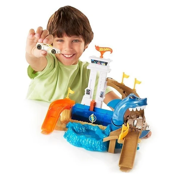 Hot Wheels Renk Değiştiren Araçlar Sharky Oyun Seti - Resim 3