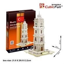 Cubic Fun 3D 93 Parça Puzzle Dolmabahçe Saat Kulesi - Resim 5