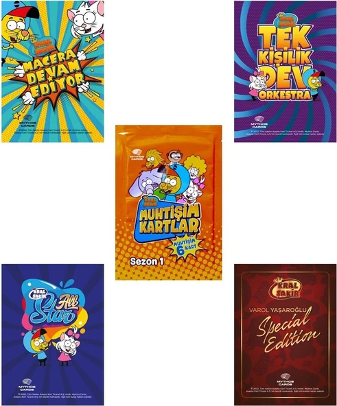 Mythos Cards Kral Şakir Muhtişim Kartlar - Sezon 1 (6 Kartlık Paket) - 3