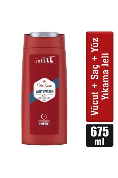 Old Spice Duş Jeli White Water 675 ml Extra Büyük Boy