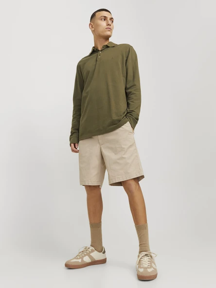 JACK JONES Erkek Beli Lastikli Günlük Şort 12274983 - 5