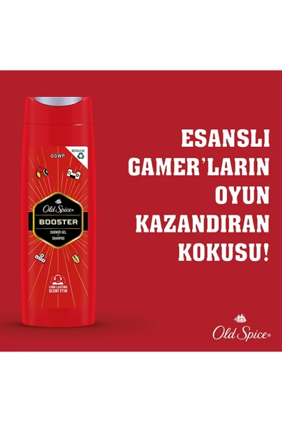 Old Spice Duş Jeli 400 ml Booster - 4