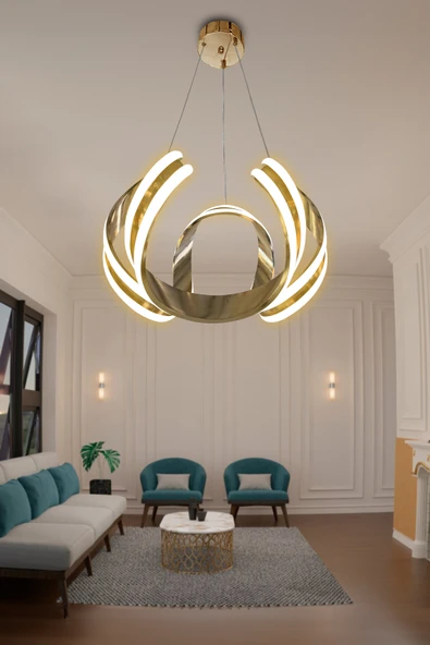 Arya Çift Yönlü Sıralı Led Avize - 6