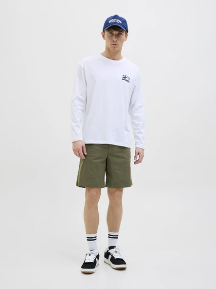 JACK JONES Erkek Beli Lastikli Günlük Şort 12274983 - 3