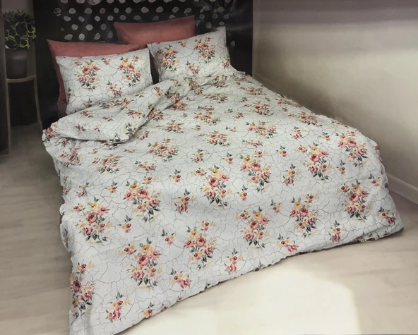 Almira Pamuklu Tek Kişilik Nevresim Takımı 160 x 240 - 4