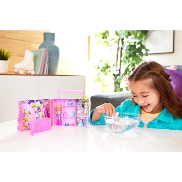 Polly Pocket Radyo Temalı Moda Eğlencesi Oyun Seti HRD65 - Resim 3