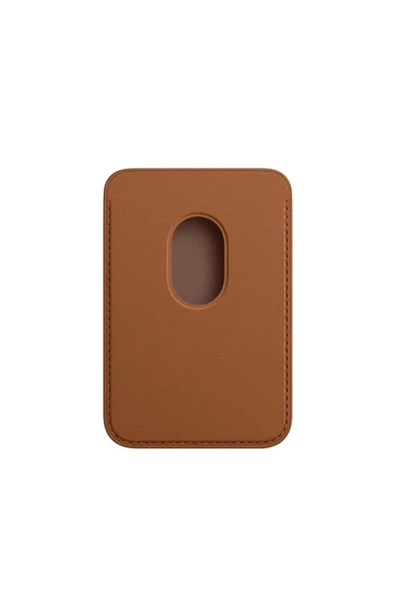 İphone Serisi için Magsafe Uyumlu Deri Cüzdan Kılıf - Resim 5