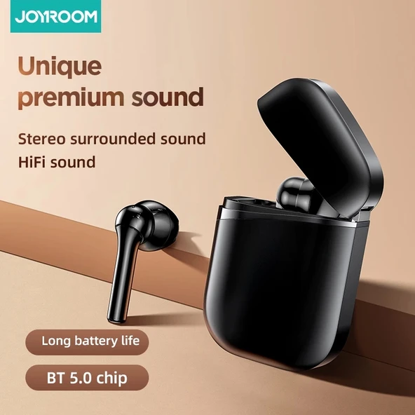 Joyroom JR-T15 Kablosuz TWS Kulaklık 5.0 BT Siyah - 5
