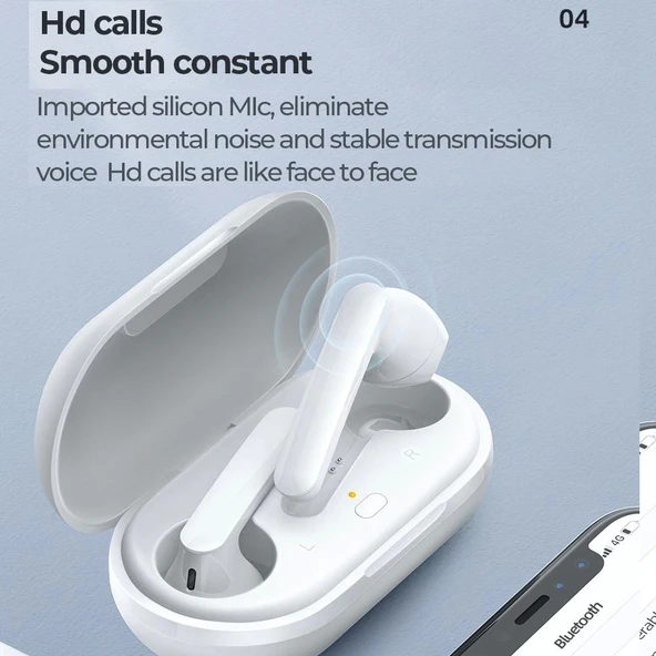 Joyroom JR-T09 Kablosuz TWS Bluetooth Kulaklık 5.0 BT - 4