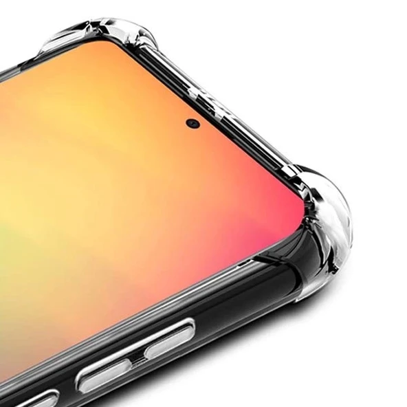 Huawei P40 Lite Anti Crash Darbeye Dayanıklı Şeffaf Silikon Kılıf - 3