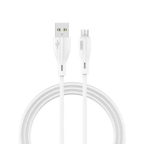 Joyroom S-M405 2.4A Mikro Şarj ve Data Kablosu PVC 1M Beyaz - 1