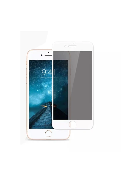 Joyroom JM221 iPhone 7/8 2.5D Privacy Hayalet Ekran Koruyucu Beyaz