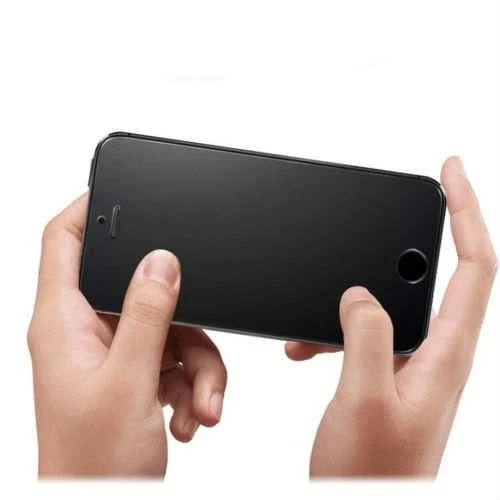 Joyroom Alen Matte Full Cam  iPhone 7-8 Temperli Cam Ekran Koruyucu Siyah - Resim 2