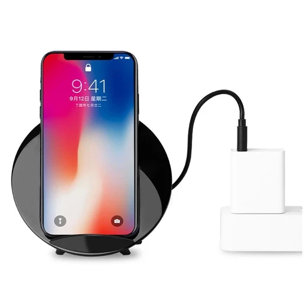 Joyroom JR-K10 Qi Kablosuz Şarj Standı Telefon Tutucu 5V 2A Wirelles Şarj - 2