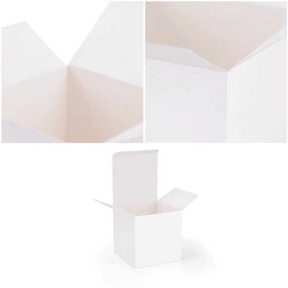 Zuidid Kraft Mini Hediye Kutusu 6X6X6 cm 50 Adet - 3